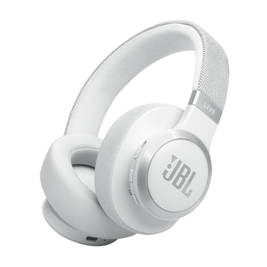 سماعات JBL LIVE 770NC اللاسلكية - أبيض