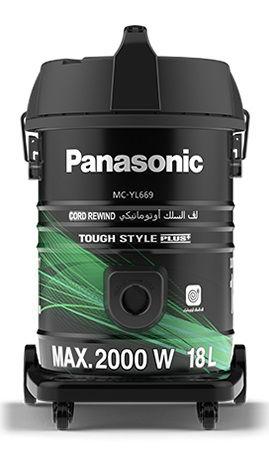 باناسونيك مكنسة كهربائية، 2000 واط، 18 لتر (MC-YL669GY47)