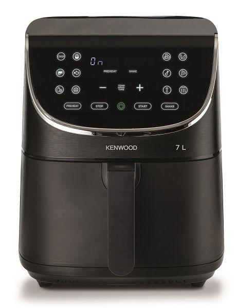 Kenwood Digital Air Fryer, 1800W, 7L, 2.8Kg, Fruit Drying, Rapid Hot Air Circulation, HFP80.000BK, Black