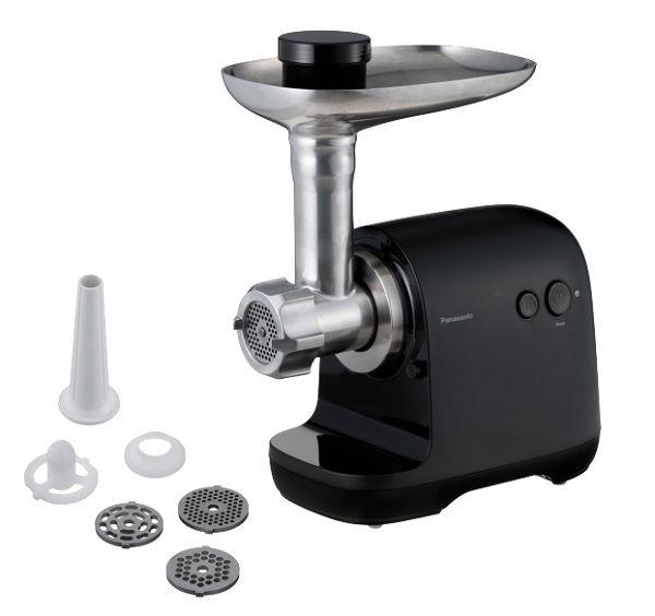 Panasonic Meat Grinder, 1700W, 5 Attachments, High Quality Blade, Simple Two-Button Operation, MK-GX1710, Black