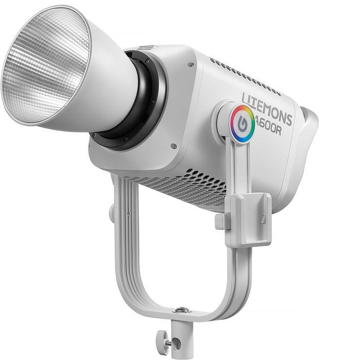 Godox LITEMONS RGB LED Monolight Kit, Bowens Mount Continuous Lights with 14FX Effects,App Control,NFC Connection, LA600R-K1, White
