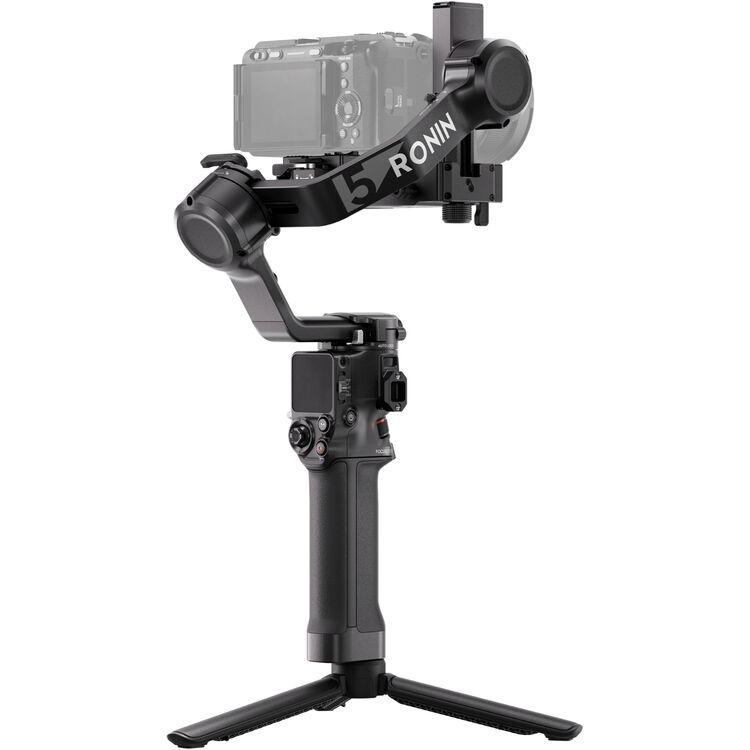 DJI مثبت جيمبال ار اس 5 ، مقابض ضبط دقيقة، اقفال محاور اوتوماتيكية الجيل الثاني، حامل ثلاثي سريع الفتح، مؤشر زد اكسيس جديد