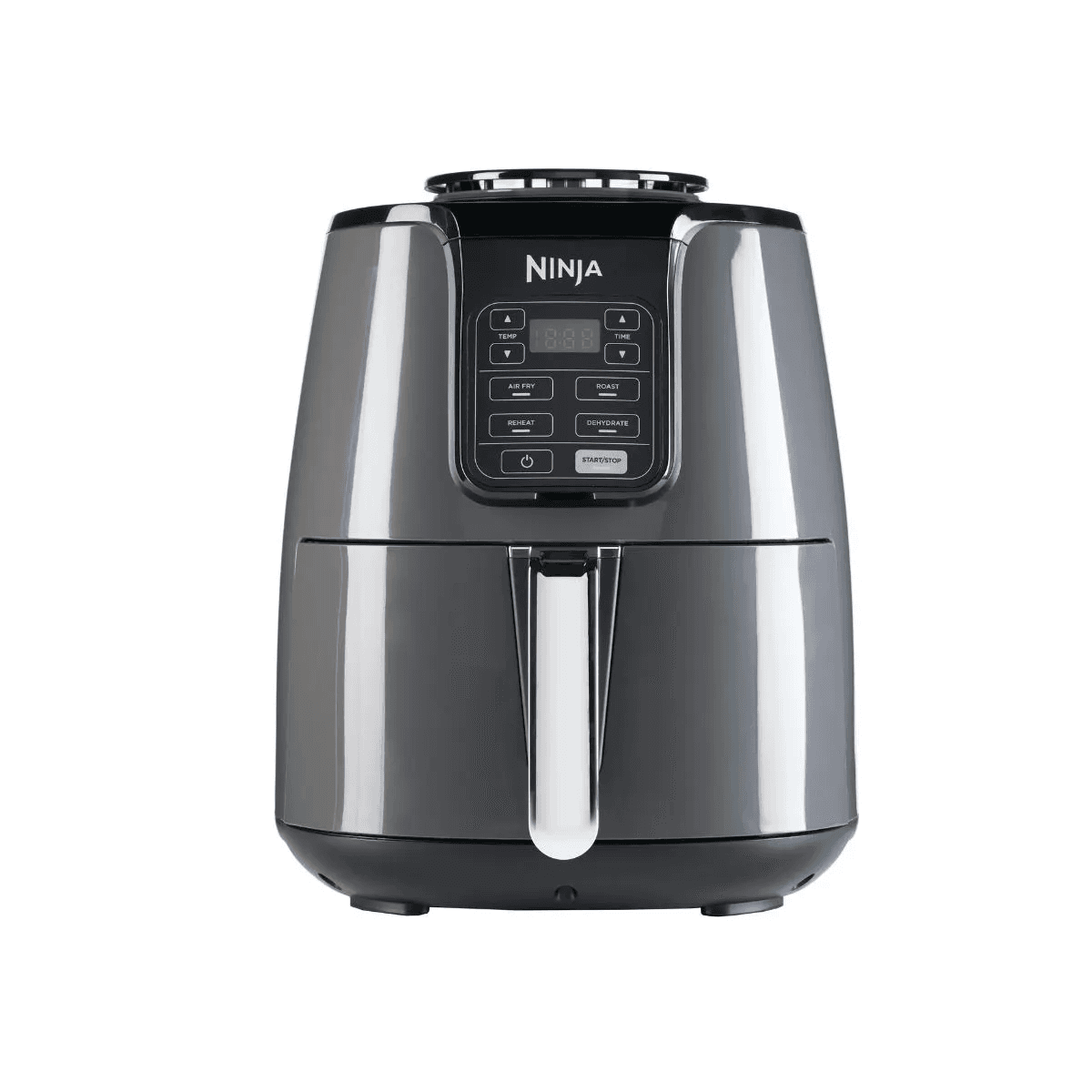 Ninja Air Fryer, 4 Cooking Functions, Up to 50% faster than fan ovens, 3.8L, 1500W, 2 Years Warranty, AF100ME, Grey