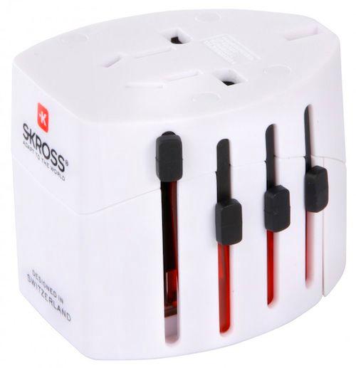 إسكروس، الشاحن العالمي إيفو يو إس بي الأبيض (1.102100)