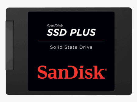 سانديسك 480 جيجا اس اس دي بلس وسيط تخزين ذو حالة ثابتة ( SDSSDA-480G-G26)