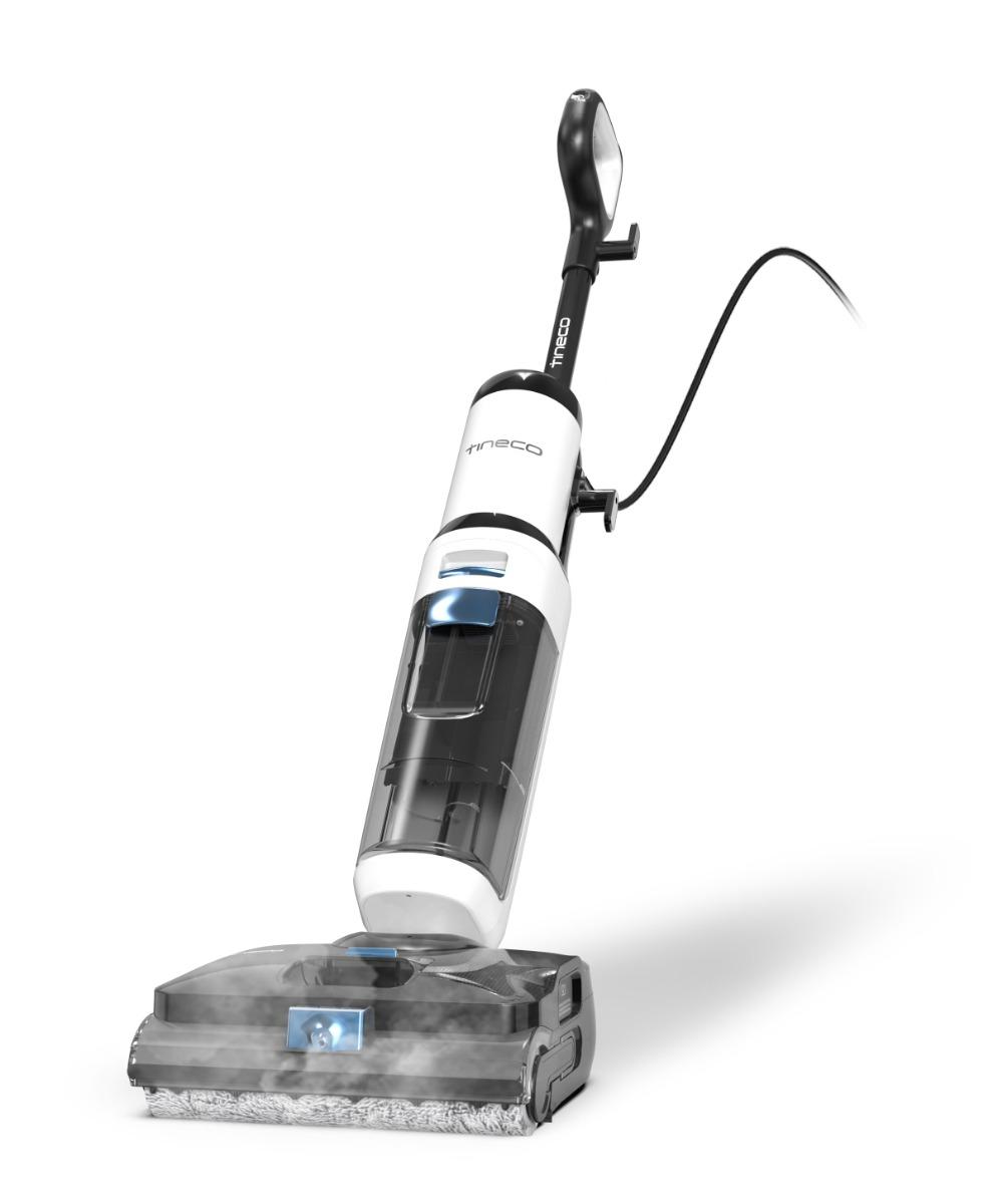 مكنسة تينيكو فلور ون S6 كهربائية بخارية متعددة الاستخدامات للتنظيف الرطب والجاف، بخاصية بوست ستيم، تنظيف بالبخار بدرجة تصل إلى 160℃، تصميم مسطح، تصميم مضاد للتشابك، وتنظيف ذاتي، SW151100AE