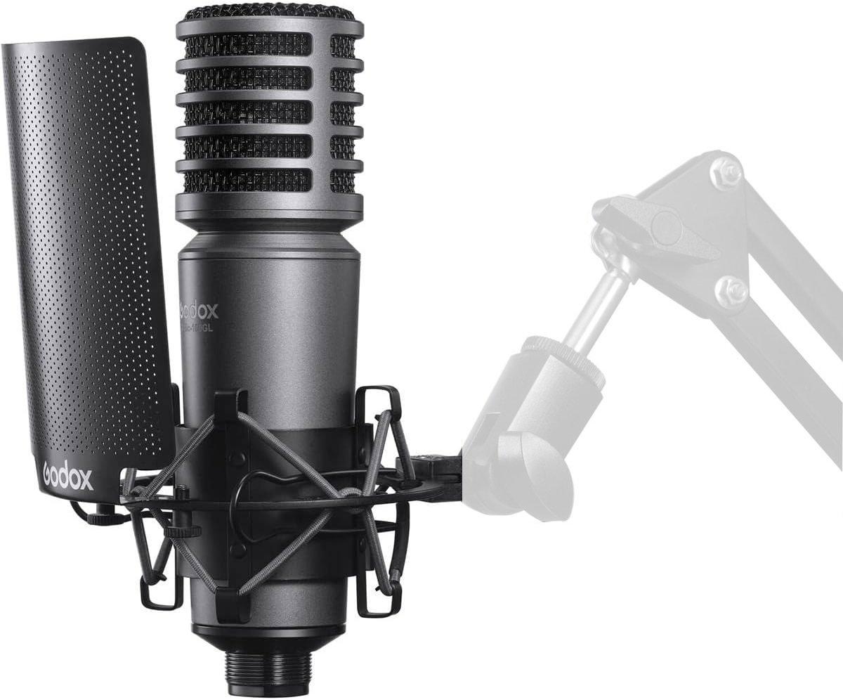 ميكروفون استوديو كارديويد مكثف بقرص كبير من جودوكس، XMIC100GL