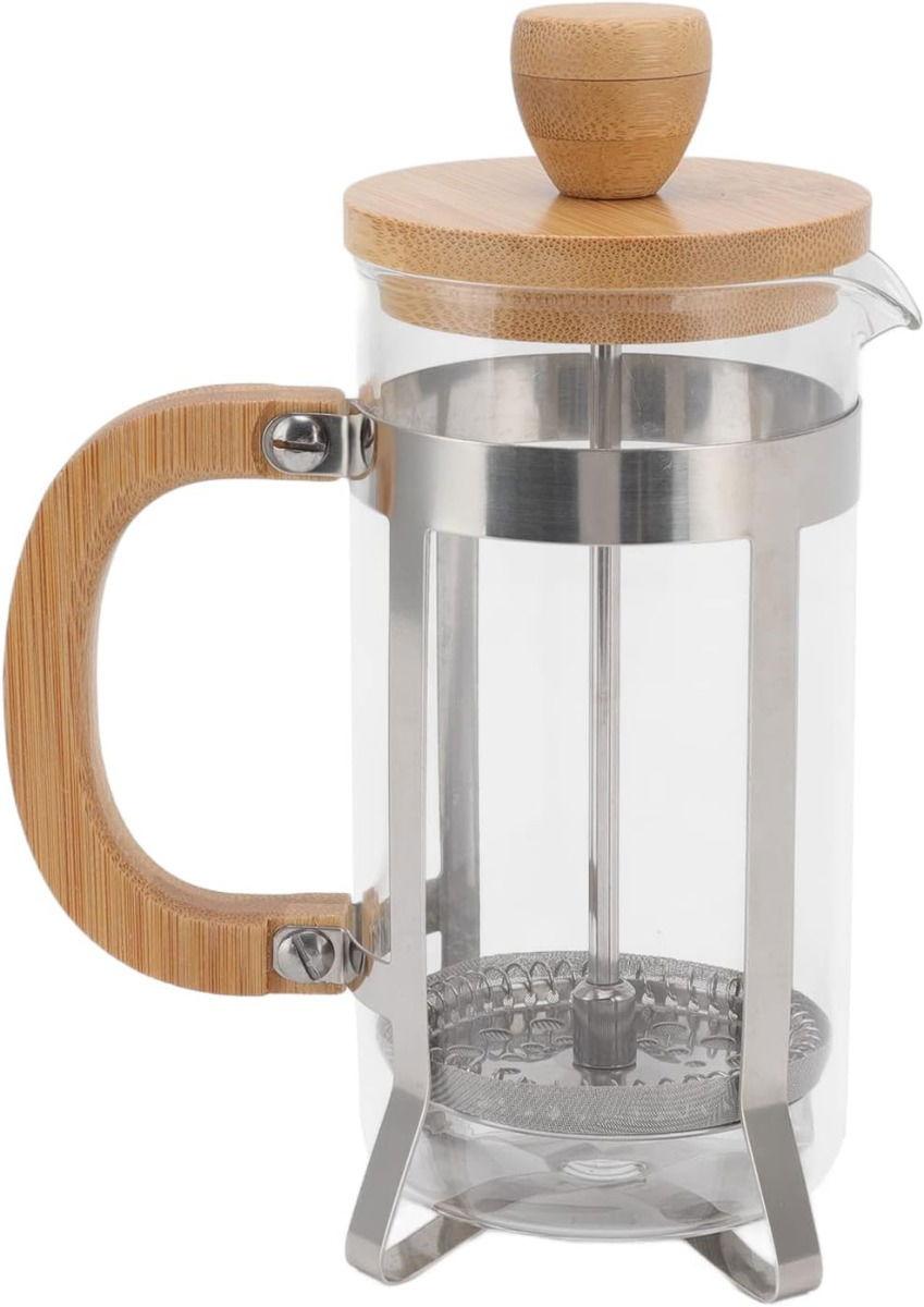 French Press Coffee Maker 600ML, Hand Pressed French Press Pot for Home Office Party Camping Travel Gifts