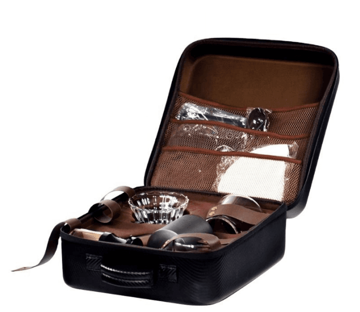 طقم قهوة للسفر مع عبوة مقاومة للماء 8 قطع/مجموعة