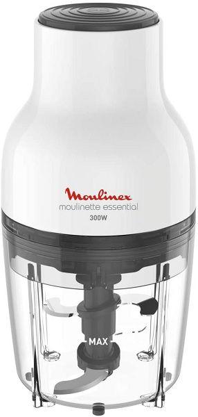 MOULINEX Vegetable Chopper, 300W, 400 ml, Moulinette Essential Chopper, DJ520, White/Black