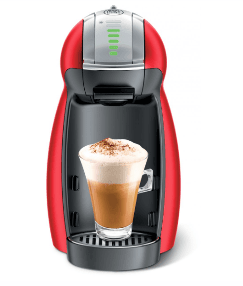 نسكافيه دولتشي غوستو جينو 2 صانعة قهوة, احمر (GENIO 2 RED)