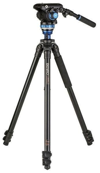 رأس فيديو بنرو A2573F من الألمنيوم مع قفل قلب مفرد 3 أقسام S6PRO (BENRO-A2573FS6PRO)