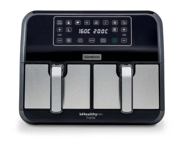 Kenwood Air Fryer 8L Healthy Fry Dual, HFM75.000MB