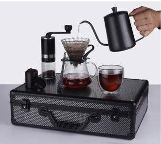 طقم قهوة للسفر مع عبوة مقاومة للماء 8 قطع/مجموعة