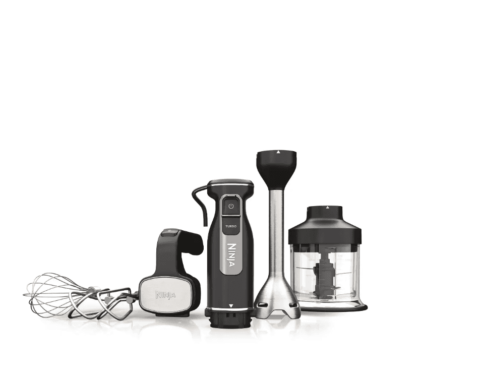 خلاط يدوي Ninja Foodi ٣ في 1، خلاط كهربائي ومفرمة سعة 700 مل CI100ME